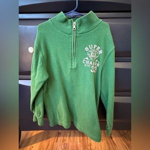 Boys 3/4 Quarter Zip Sports Pullover (5/6)